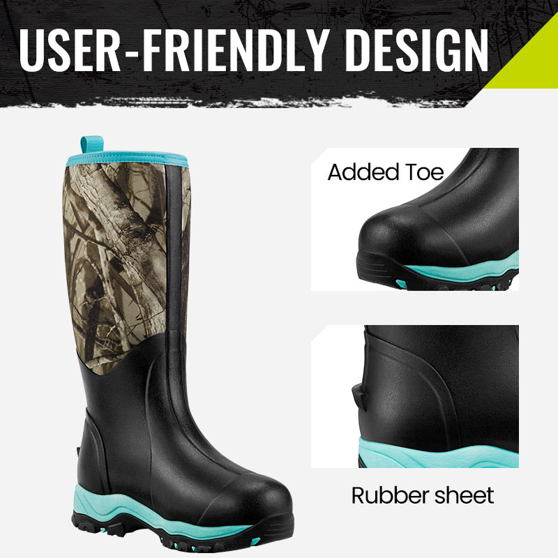TideWe hunting boots with user-friendly design