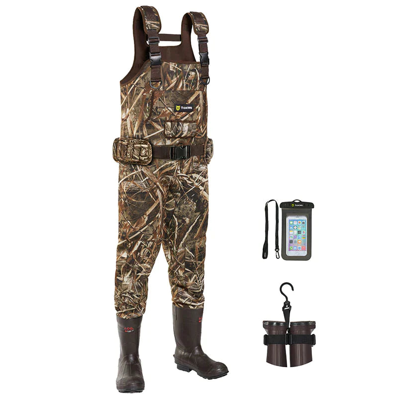 TideWe Hunting Wader Realtree MAX5 Waterfowl Waders (600G & 800G) For Men Women