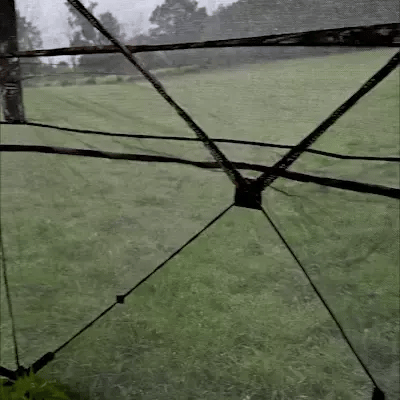 TideWe See Through Hunting Blind, 3-4 Person Pop Up Ground Deer Blind