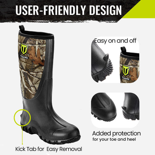 hunting boots with user-friendly design