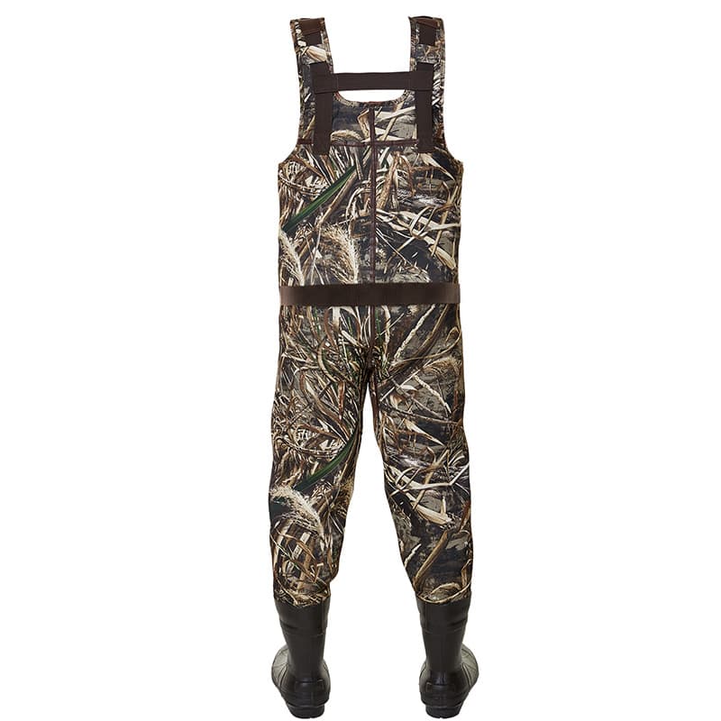 TideWe Hunting Wader 5mm Neoprene Fleece-Lined Chest Waders with 1600 Gram Insulation Rubber Boots