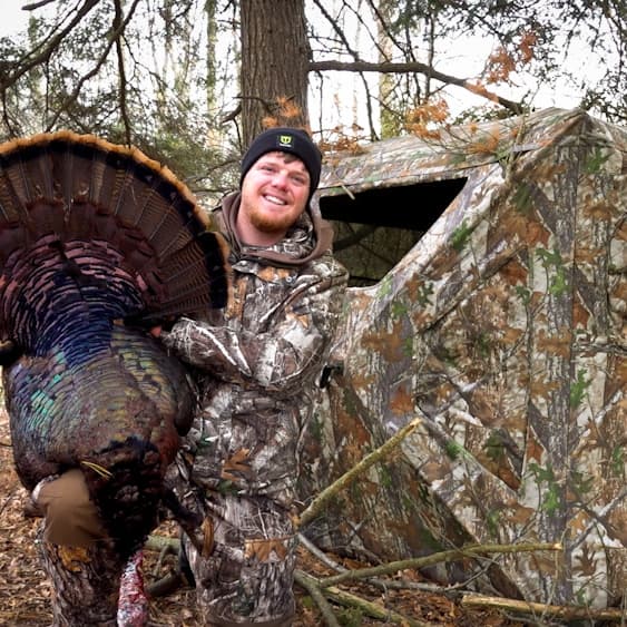 TideWe See Through Ground Blinds With Sliding Windows for Deer Hunting