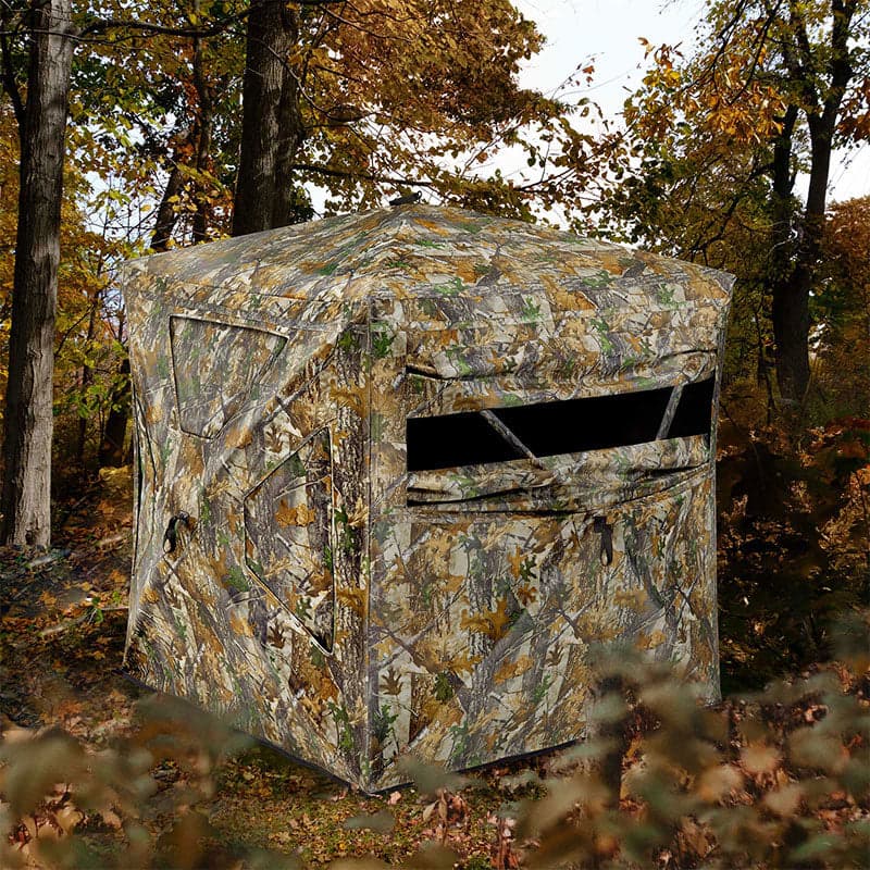 TideWe See Through Ground Blinds With Sliding Windows for Deer Hunting