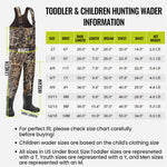 TideWe toddler & children hunting waders 