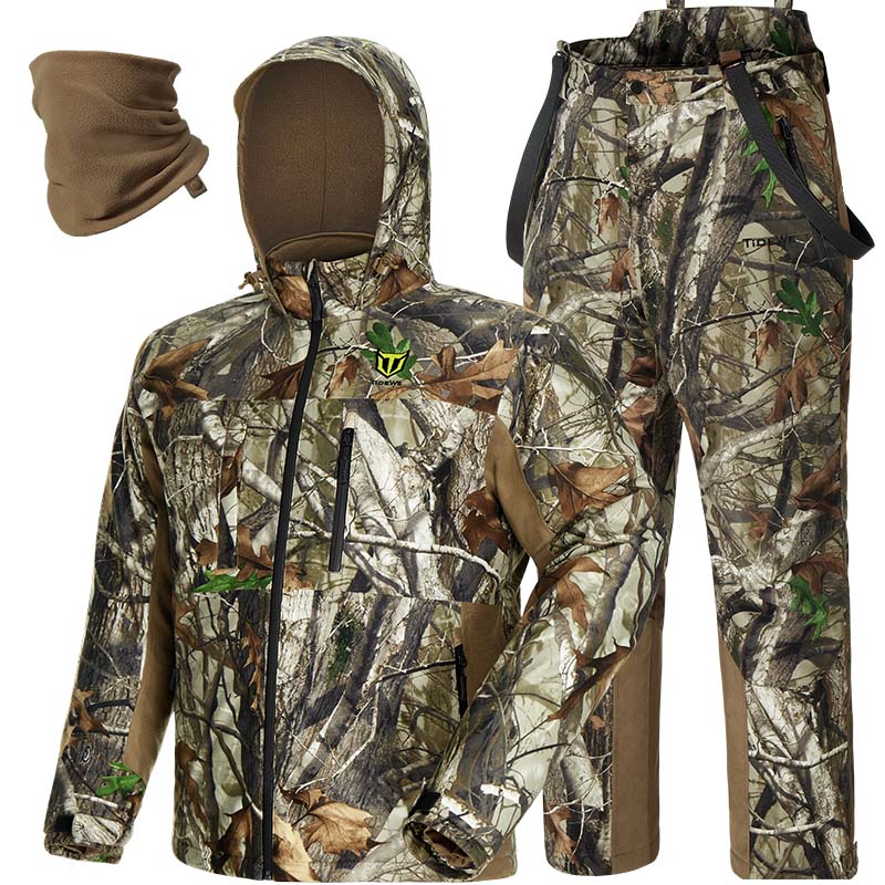 TideWe Altus Whitetail Ultra Silent Hunting Suit Men's Water Resistant Hunting Clothes
