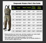 deepwade waders men's size guide