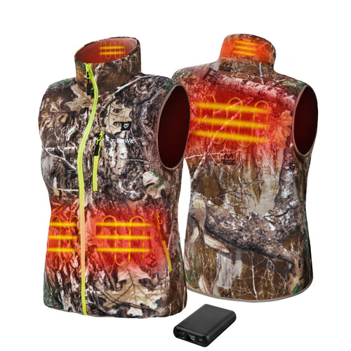 TideWe Women’s Lightweight Heated Vest with Battery Pack for Hunting/Hiking