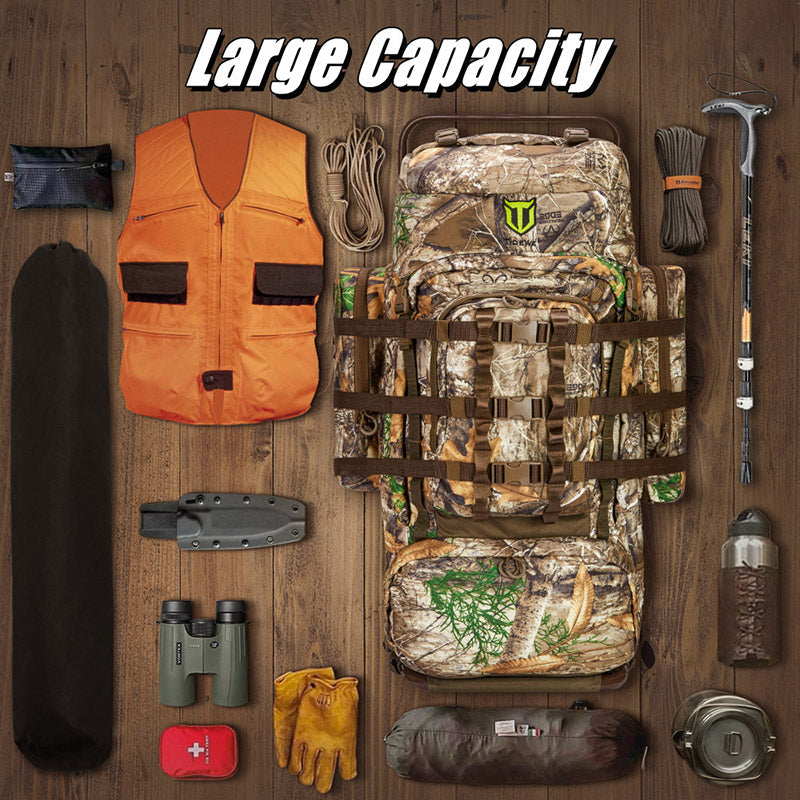 camo hunting backpack with large capacity 