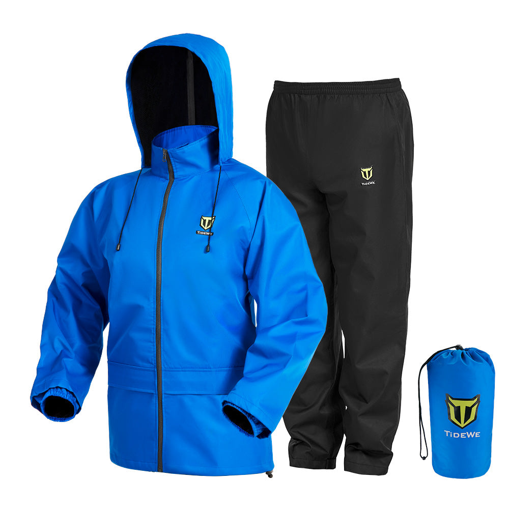 TideWe Rain Suit, Waterproof Breathable Lightweight Rain Coat & Pant