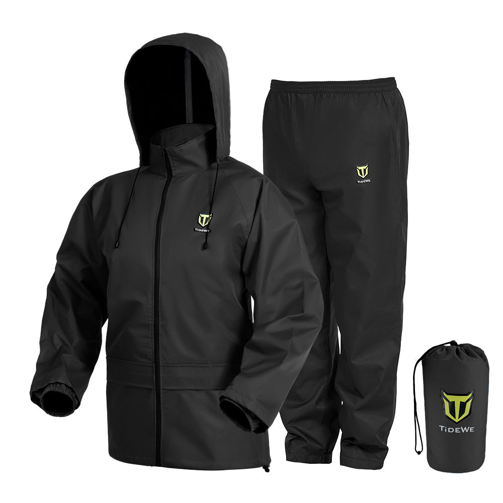 TideWe Rain Suit, Waterproof Breathable Lightweight Rain Coat & Pant