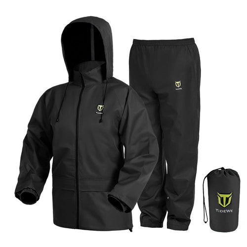 TideWe Rain Suit, Waterproof Breathable Lightweight Rain Coat & Pant