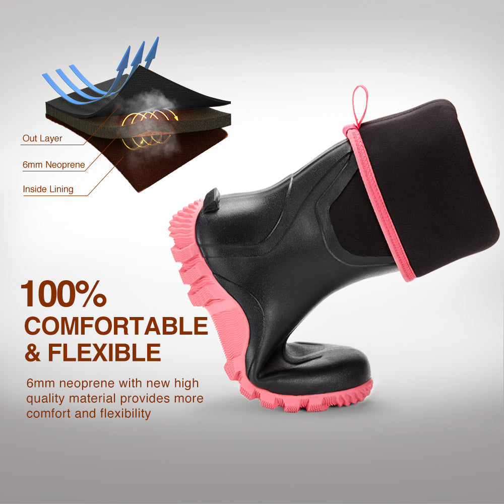 Women Muck Rain Boots 100% comfortable and flexible