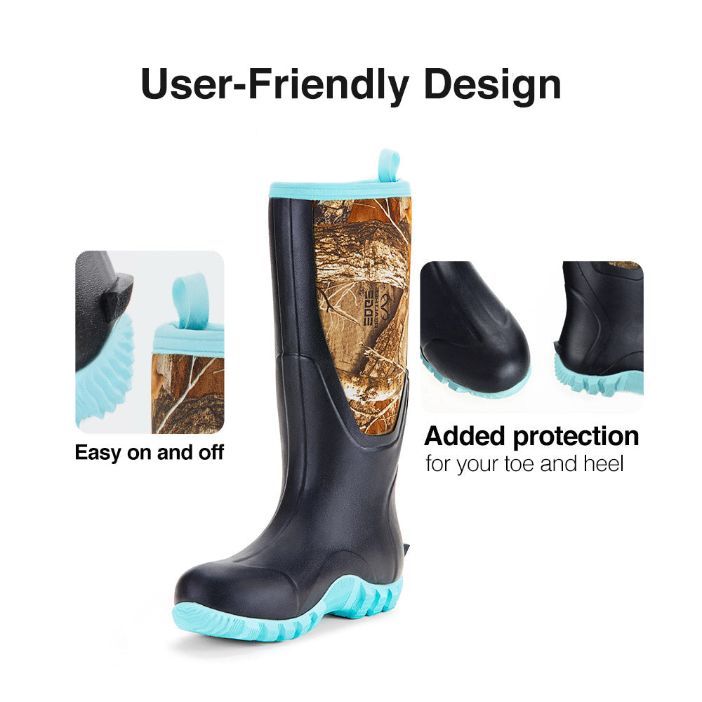 Easy on and off; added protection for your toe and heel